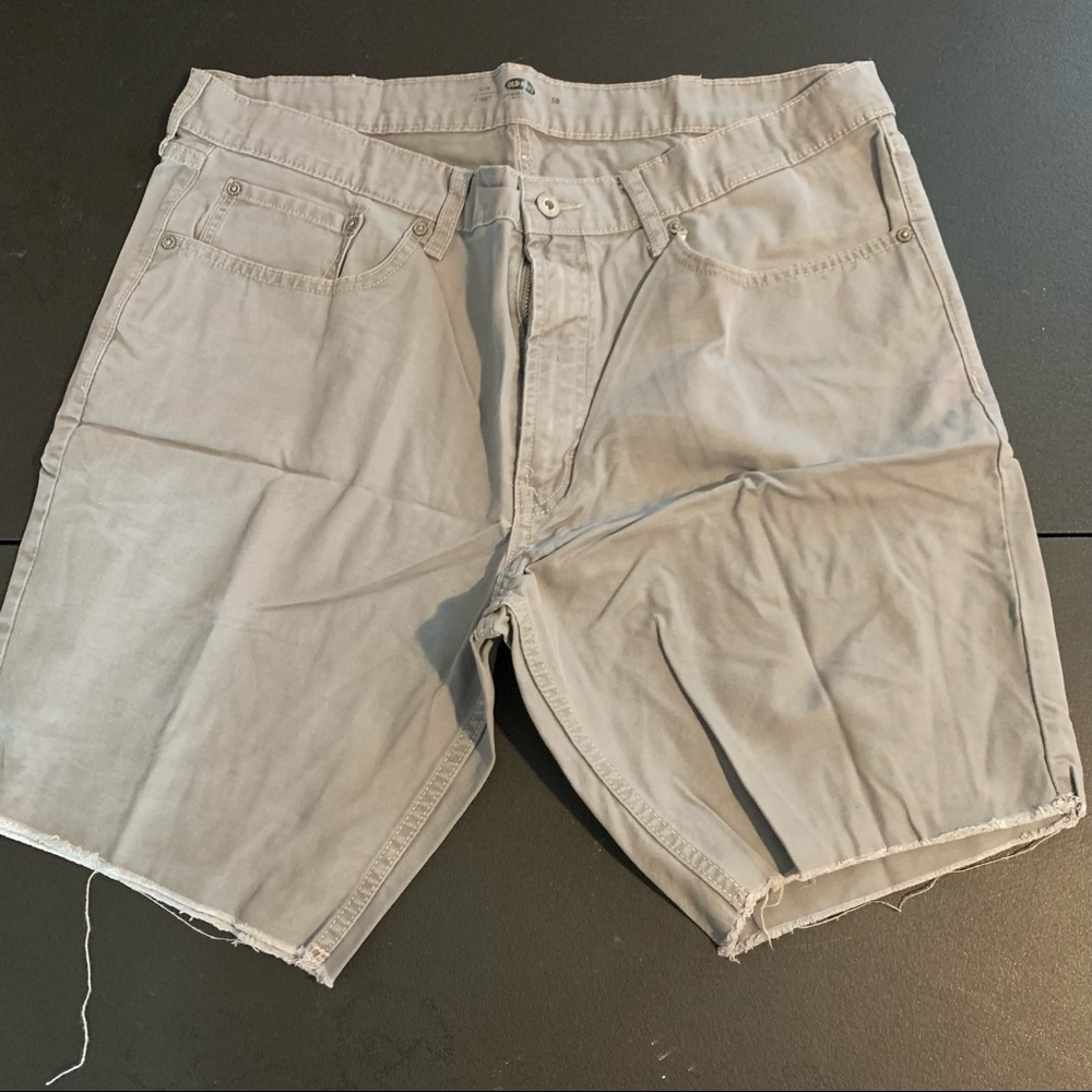 Old Navy Grey Khaki Shorts